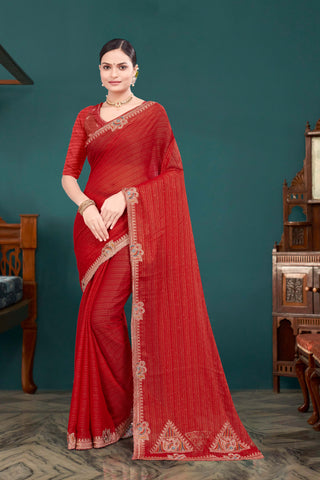 NEW LATEST DESGINER SAREE -17087