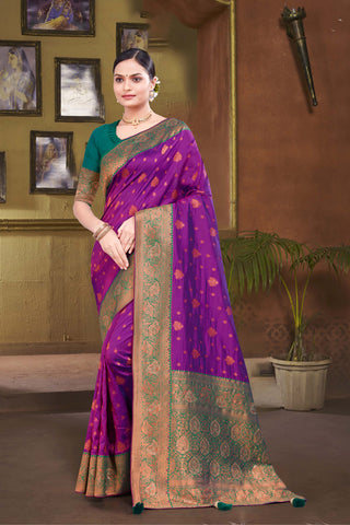 Emphasizes the beauty of color combinations rapier silk saree -25389