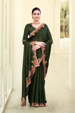 New Latest Fancy Saree -17085