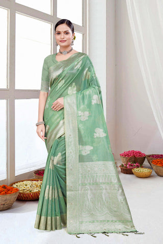 Emphasizes the beauty of color combinations rapier silk saree -25491