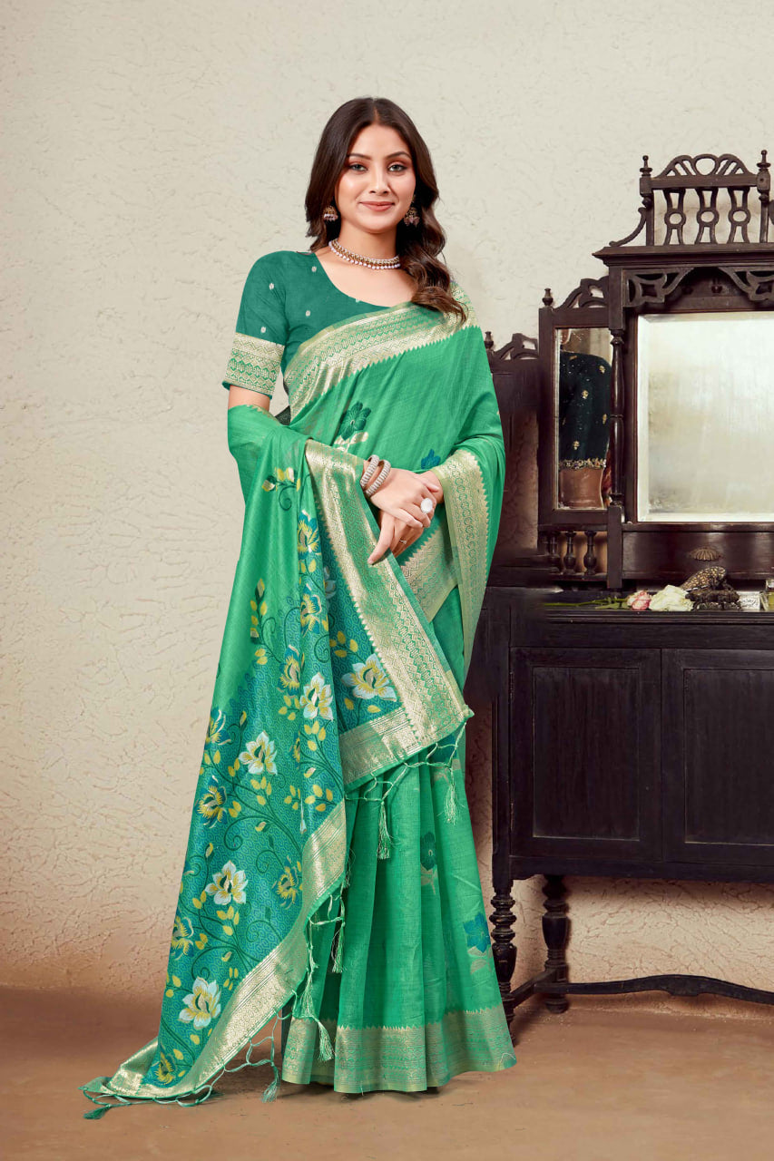 Linen Cotton Sarees